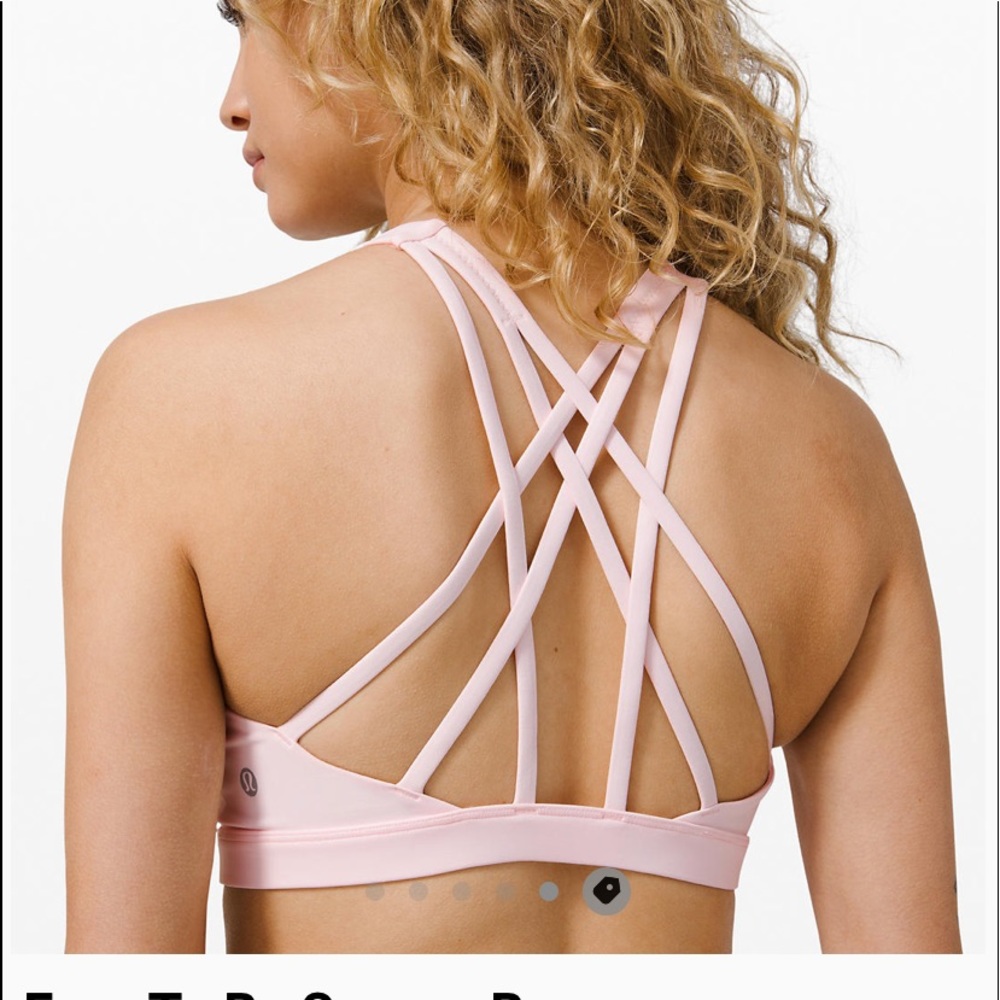 Pink lululemon bra